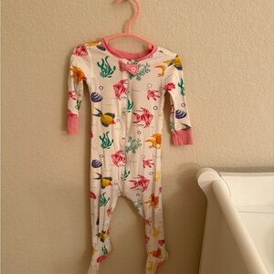 The Beaufort Bonnet Company Pink Sea Life Kids Pajamas